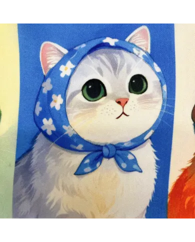Cat Muse Scarf Blue