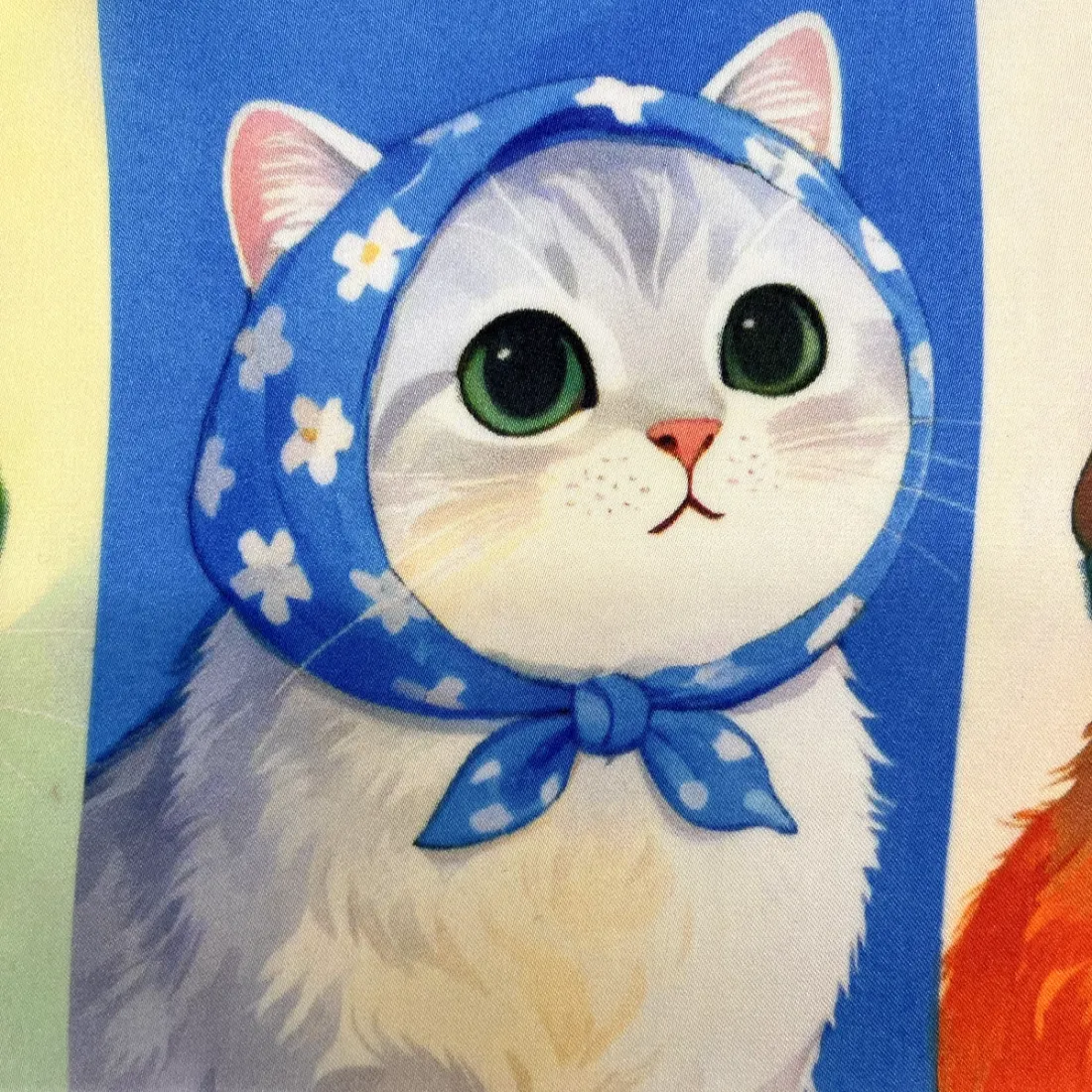 Cat Muse Katten Sjaal Blauw