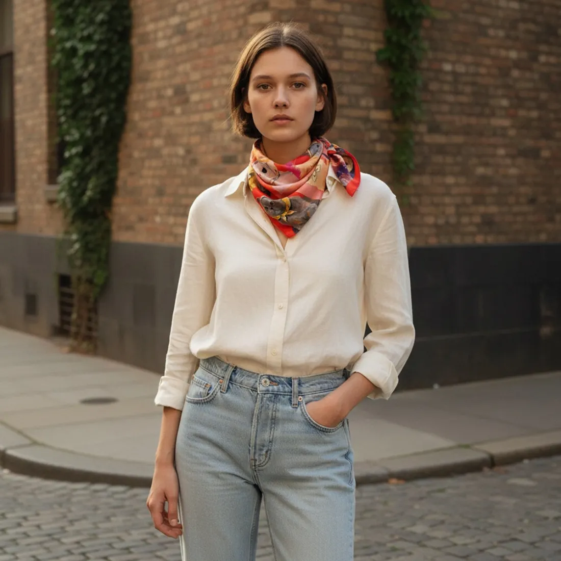 Cat Muse Scarf – playful & stylish accessory
