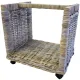 Kubu Log Basket on Wheels