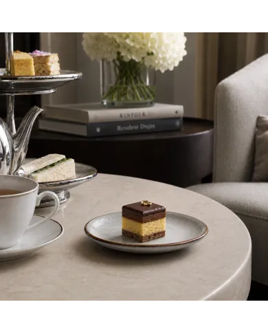 Petit Four Plates in Grey