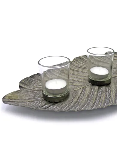 Leaf Tea-Light Holder