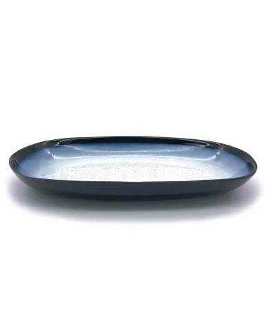 Reactive Glaze Deep Serving Platter