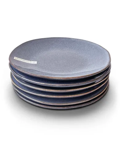 Gebaksbordjes Set in Blauw