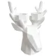 Nordic Geometric Deer Head Tealight Holder