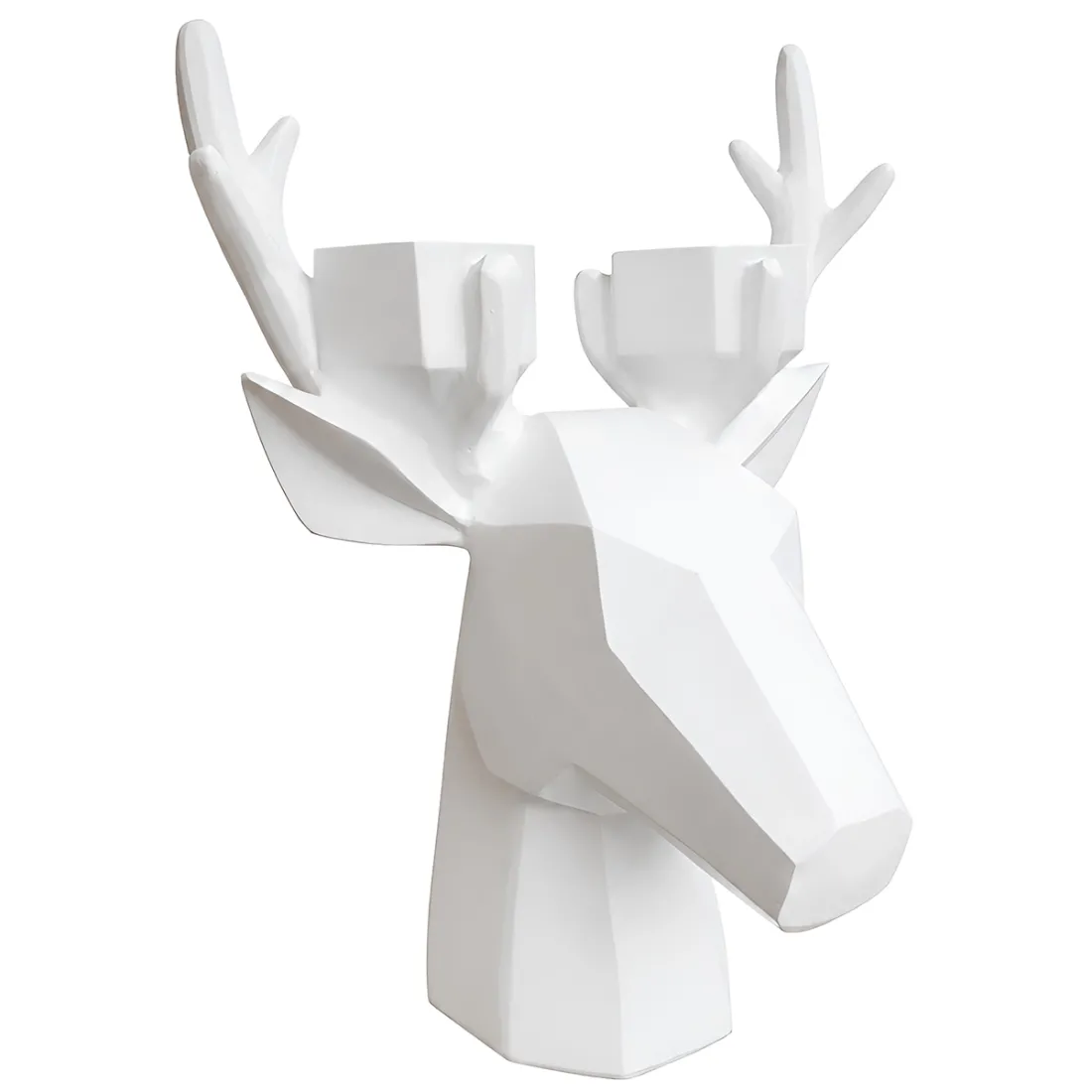 Nordic Geometric Deer Head Tealight Holder