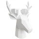 Nordic Geometric Deer Head Theelichthouder