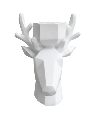 Nordic Geometric Deer Head Theelichthouder