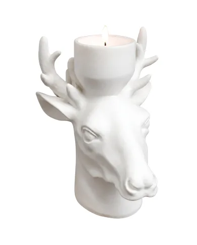 Nordic Deer Head Theelichthouder