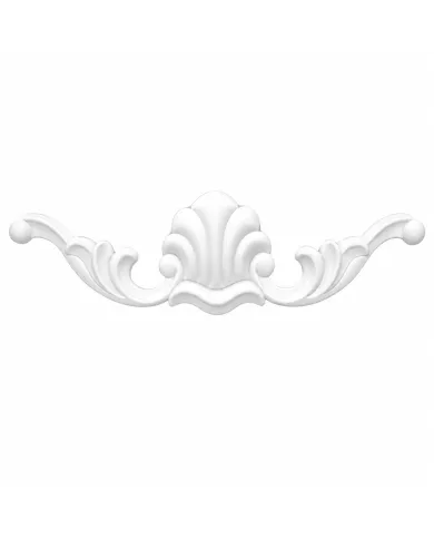 Furniture Appliques Shell Pediment
