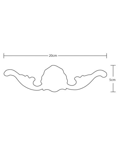 Meubel Ornamenten Shell Pediment