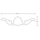 Meubel Ornamenten Shell Pediment