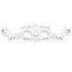 Furniture Appliques Scroll Pediment - decorative vintage trim