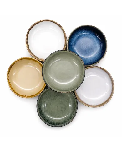 Stoneware Dipping Bowl Set