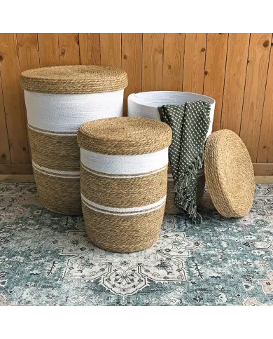 Laundry Basket with Lid - for a Tidy Feeling
