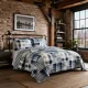 Blue Loft Blauwe Bedsprei - een stoere en moderne urban-loft