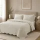 Floral Toile Beige Bedsprei - elegante en klassieke stijlen