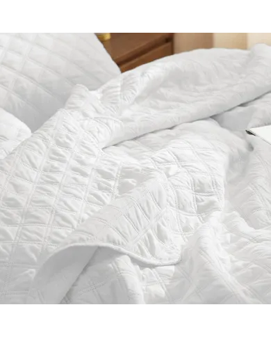 Omkeerbare Bedsprei Wit - voor elegantie met tijdloze stijl