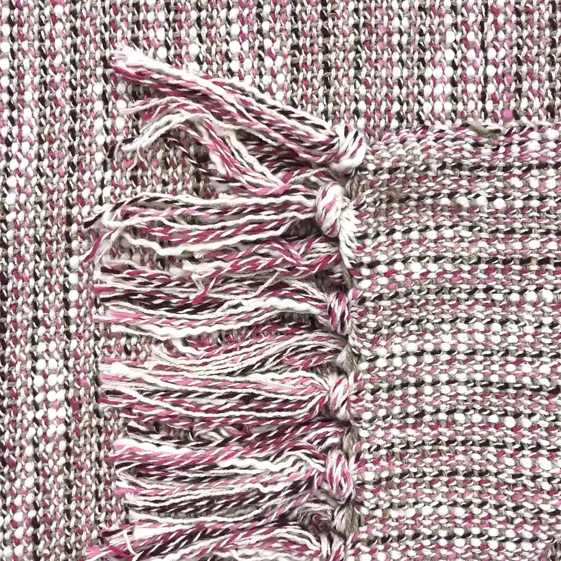 Woven Cotton Throw - Add a bohemian touch