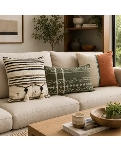 Two-Tone Cushion - add a cosy touch!