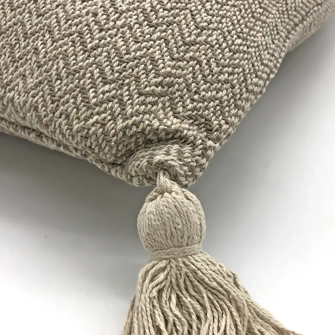 Cushion with Tassels - eye-catching playful designs