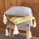 Cushion with Tassels - eye-catching playful designs