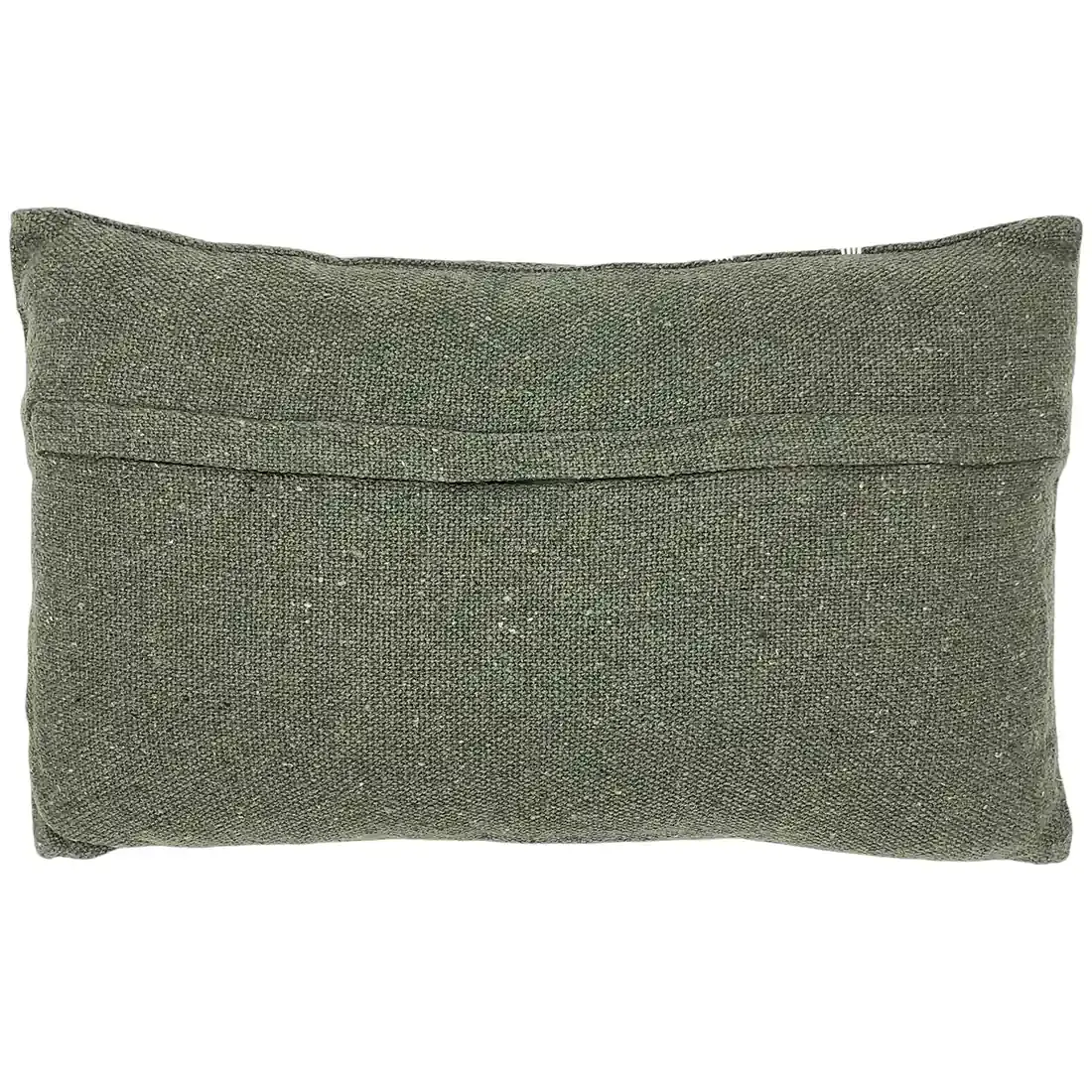 Groene Sierkussen - pas geborduurde & geometrische stijl toe