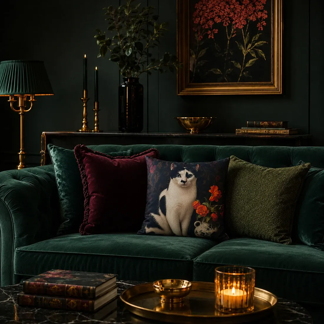Katten Kussen Purrfect Bloom