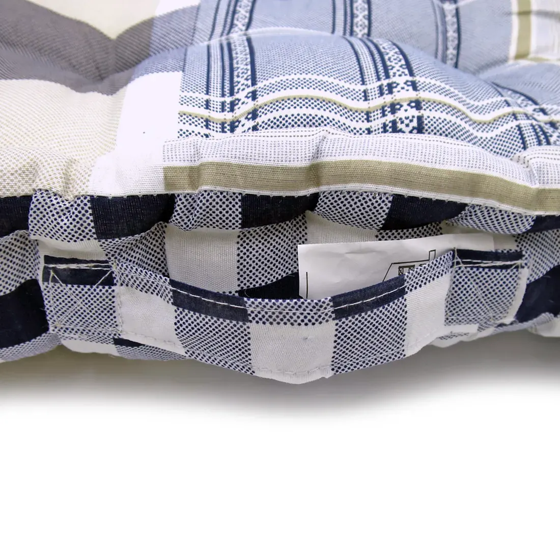 Blue Loft Box Cushion - cosy and decorative