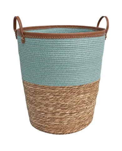 Laundry Basket with Handles Blue