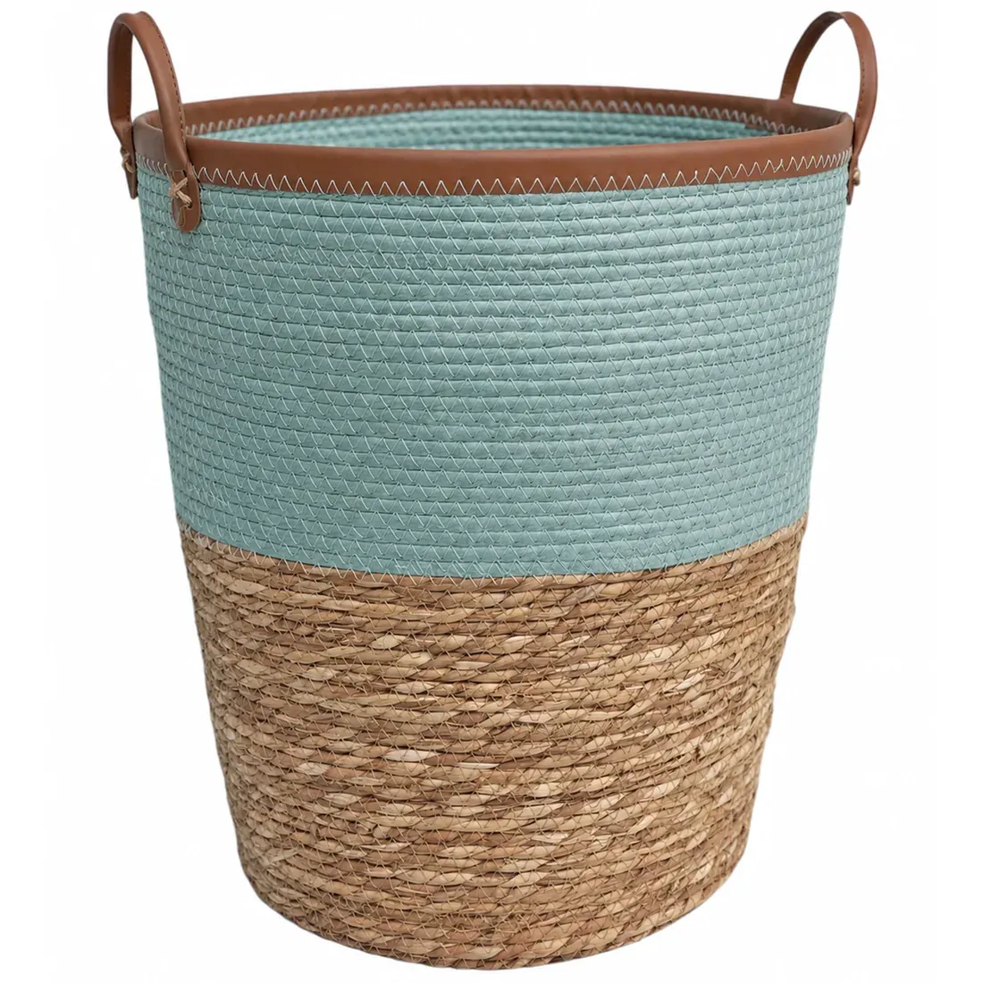 Laundry Basket with Handles Blue