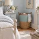 Laundry Basket with Handles Blue