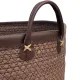 Laundry basket with handles in brown - style and practicality