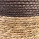 Laundry basket with handles in brown - style and practicality