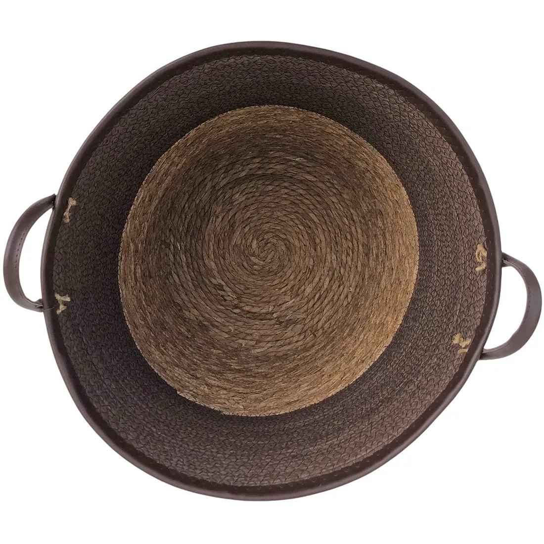 Laundry basket with handles in brown - style and practicality