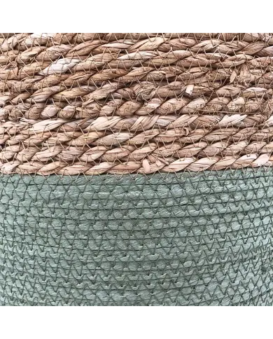 Seagrass Laundry Basket - Green