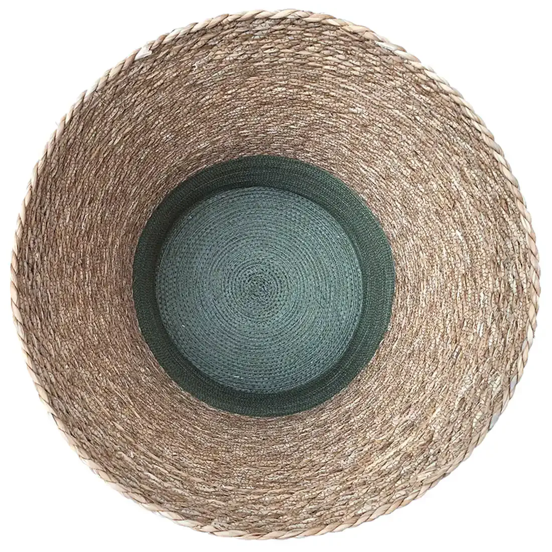 Seagrass Laundry Basket - Green