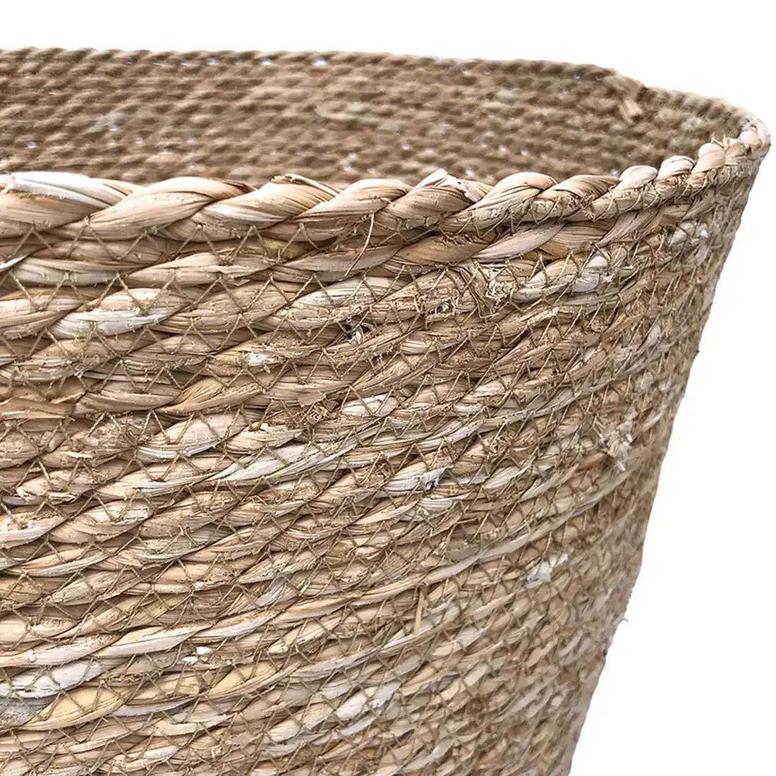 Seagrass Laundry Basket - Green