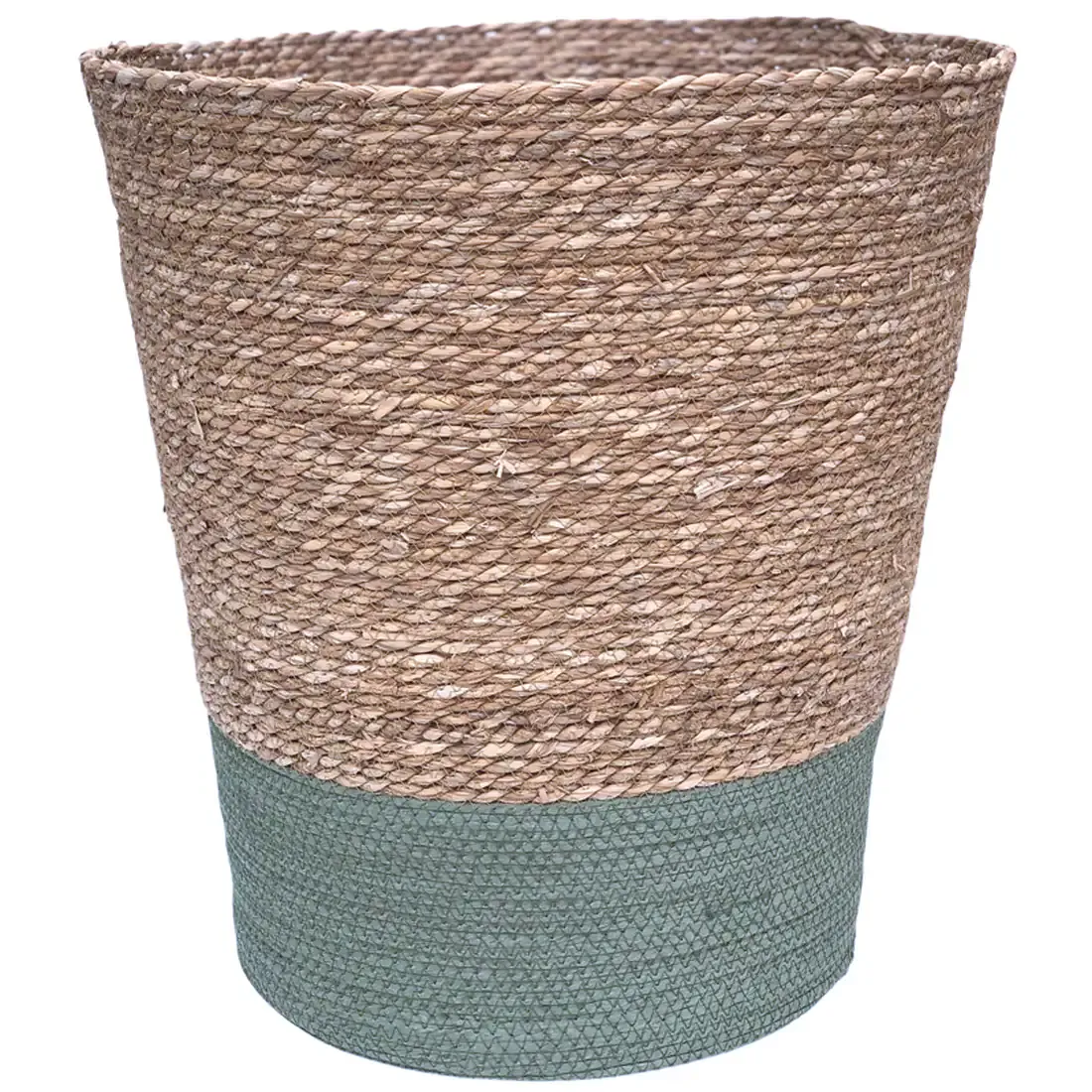 Seagrass Laundry Basket - Green
