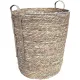 Natural Seagrass Laundry Basket