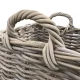 Square Rattan Basket on Wheels - stylish storage solutions