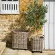 Ronde Mand op Wielen - Voeg een vleugje rustieke charme toe