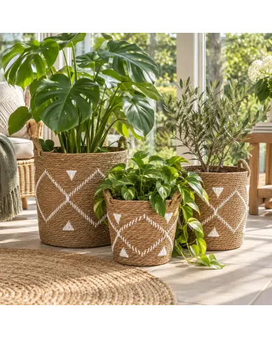 The seagrass basket - for a touch of bohemian in your home