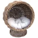 Kubu Rattan Cat Basket - a stress-free hideaway