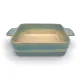 Blue Reactive Glaze Square Oven Dish - Coastal Stoneware Bakeware