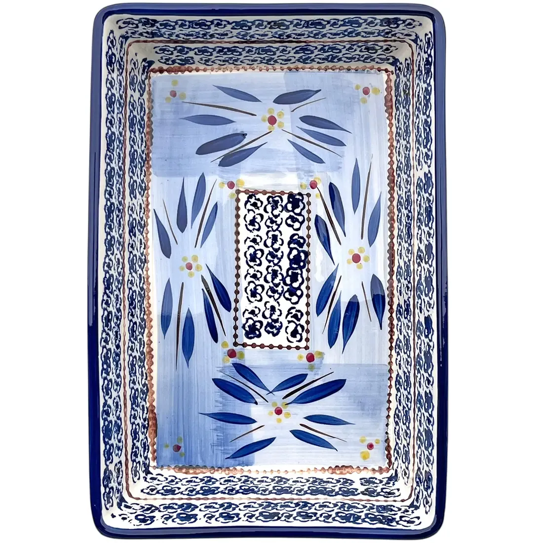 Oven Dish in Old World Blue - all-purpose kitchenware