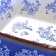 Oven Dish in Floral Lace Blue - hand-crafted kitchenware