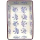 Oven Dish in Floral Lace Blue - hand-crafted kitchenware