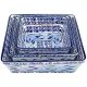 Square Oven Dish in Old World Blue - for delicious oven-to-table meals