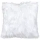 Fluffy Scatter Cushion White - create a warm atmosphere in your interior